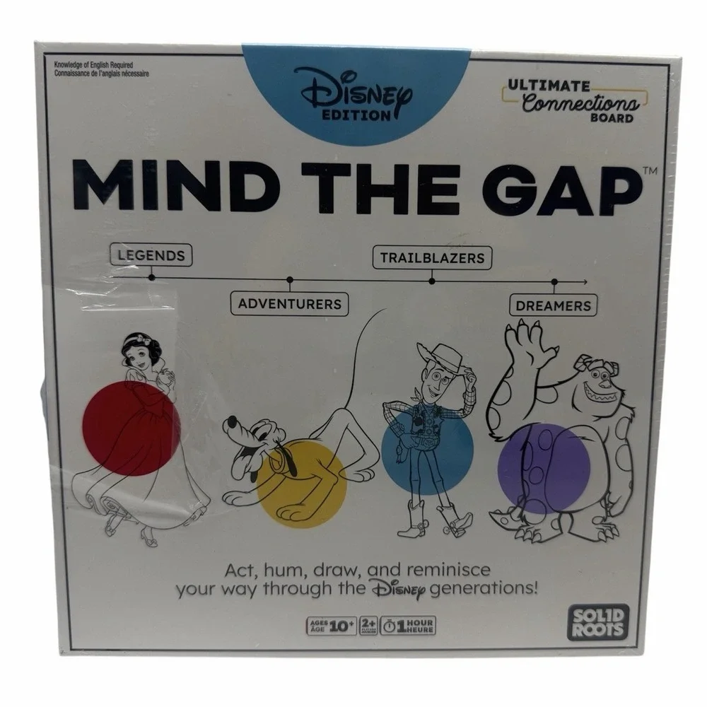 Disney Edition SolidRoots Mind The Gap A Magical Trivia Game for The Generations